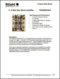 TGA8226-SCC Datasheet