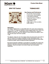 TGS8422-SCC Datasheet