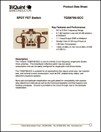 TGS8706-SCC Datasheet