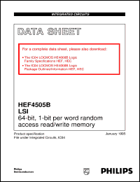 HEF4505BDB Datasheet