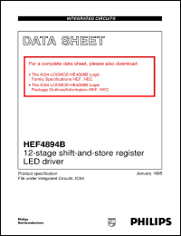 HEF4894BT Datasheet