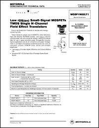 MGSF1N02LT1 Datasheet