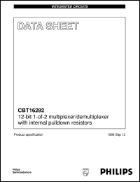 CBT16292 Datasheet