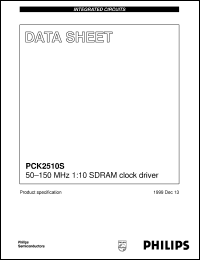 PCK2510S Datasheet