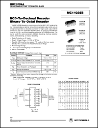 MC14028BCL Datasheet
