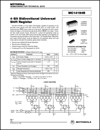 MC14194BD Datasheet