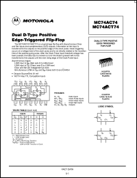 MC74AC74D Datasheet
