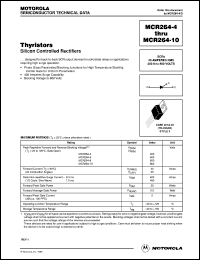 MCR264-10 Datasheet