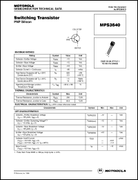 MPS3640 Datasheet