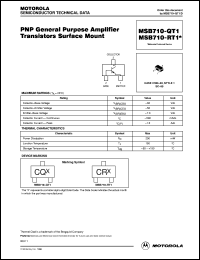 MSB710-QT1 Datasheet