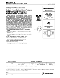 MTDF1P02HD Datasheet