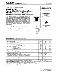 MTD6P10E Datasheet