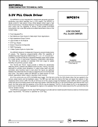 MPC974FA Datasheet