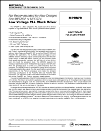 MPC970FA Datasheet