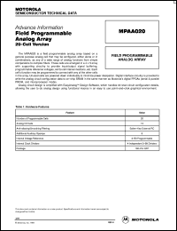 MPAA020 Datasheet