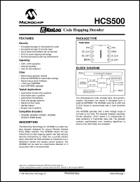 HCS500-I-SM Datasheet