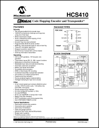 HCS410T-I-P Datasheet