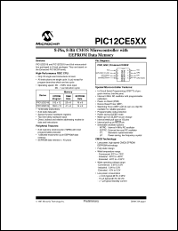 PIC12CE519-04I-SM Datasheet