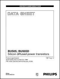 BU505D Datasheet