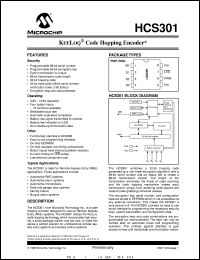 HCS301T-I-P Datasheet