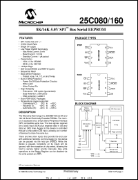 25C080T-E-P Datasheet