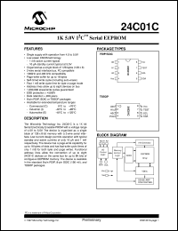 24C01C-E-P Datasheet