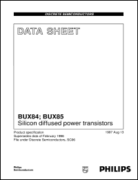 BUX85 Datasheet