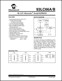 93LC66A--SM Datasheet