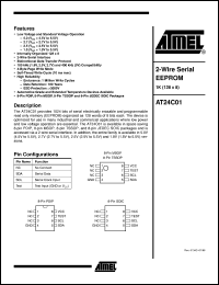 AT24C01-10SC Datasheet