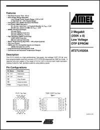 AT27LV020A-90VI Datasheet