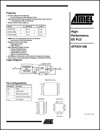 ATF22V10B-15NM-883 Datasheet