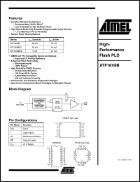 ATF16V8B-10PI Datasheet