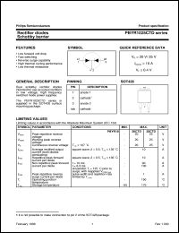 PBYR1025CTD Datasheet