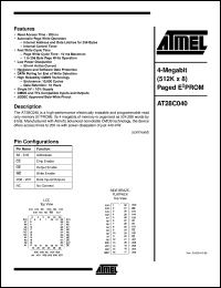 AT28C040-25FI Datasheet