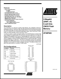 AT49F020-90PC Datasheet