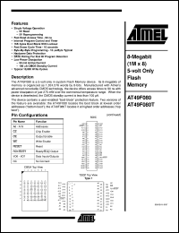 AT49F080T-15RC Datasheet