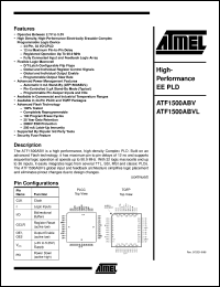 ATF1500ABVL-25AC Datasheet