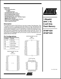 AT49F1025-70VC Datasheet