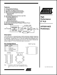 ATF22V10CZ-15SI Datasheet