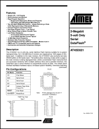 AT45D021-TC Datasheet