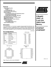 AT49F002NT-70PC Datasheet