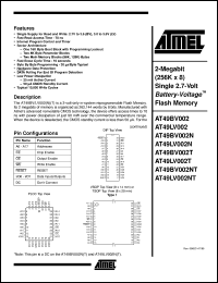 AT49LV002-12PC Datasheet