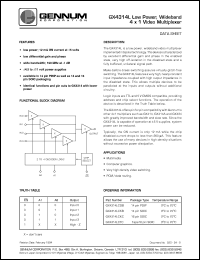 GX4314LCTC Datasheet