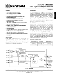 GS9020-CFV Datasheet
