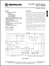 GA3205 Datasheet