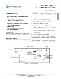 GS1522-CQR Datasheet