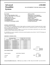 AMS1082CT-2-5 Datasheet