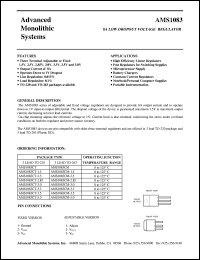 AMS1083CM-3-3 Datasheet