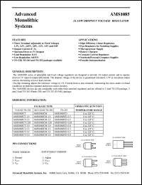 AMS1085CM-2-5 Datasheet