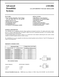 AMS1086CM-3-5 Datasheet